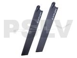 LX61153  Lynx Heli MCPX BL Plastic Main Blade 115mm Black  